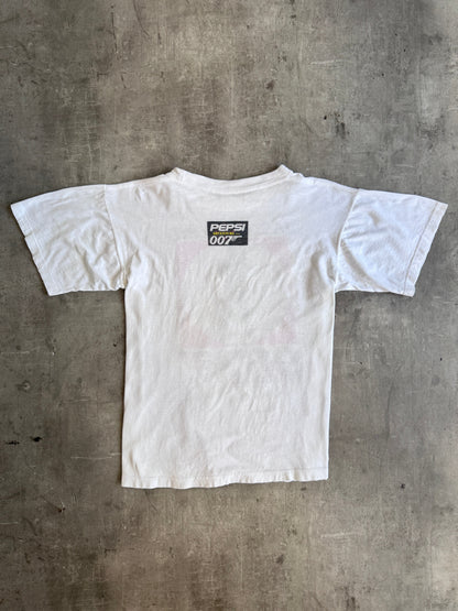 1988 James Bond 007 Pepsi Adventure Graphic Tee | Medium, Red