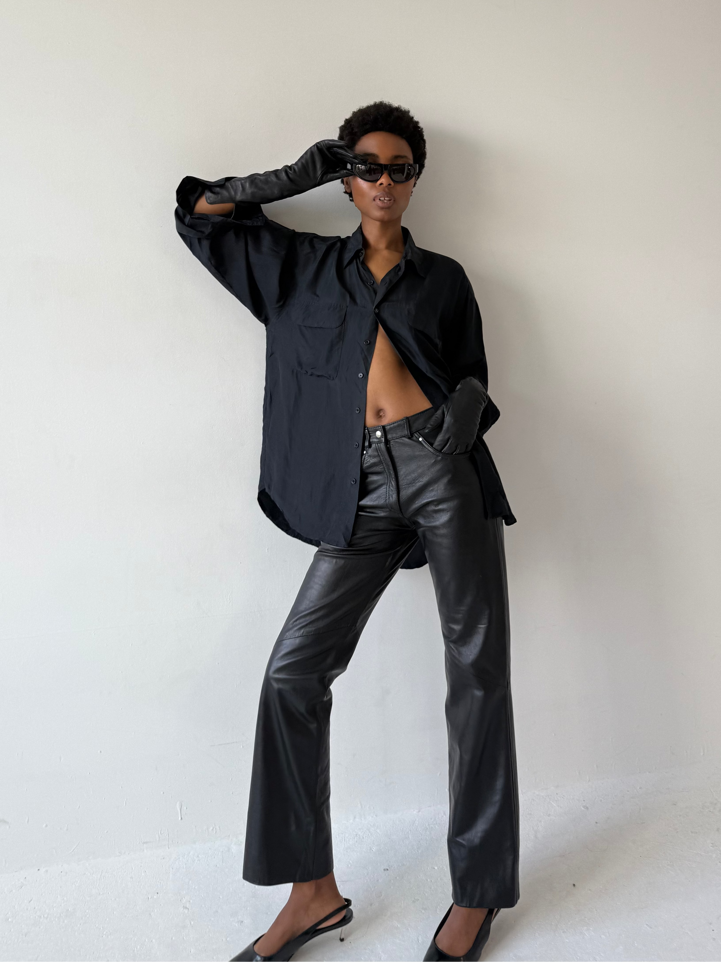 SILK SHIRT | Default Title, Black