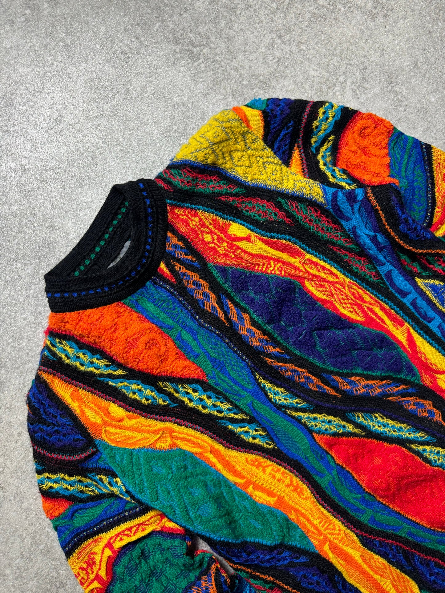 Coogi 90s Multi Crewneck Knit