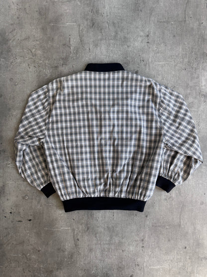 1990's Balenciaga Green Plaid Bomber Jacket | Extra Large, Multicoloured
