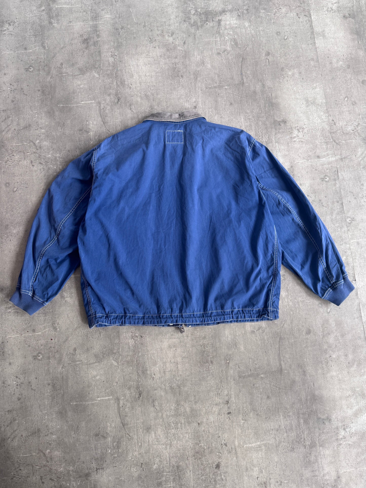 Diesel Jeans Blue Cotton Workwear Jacket