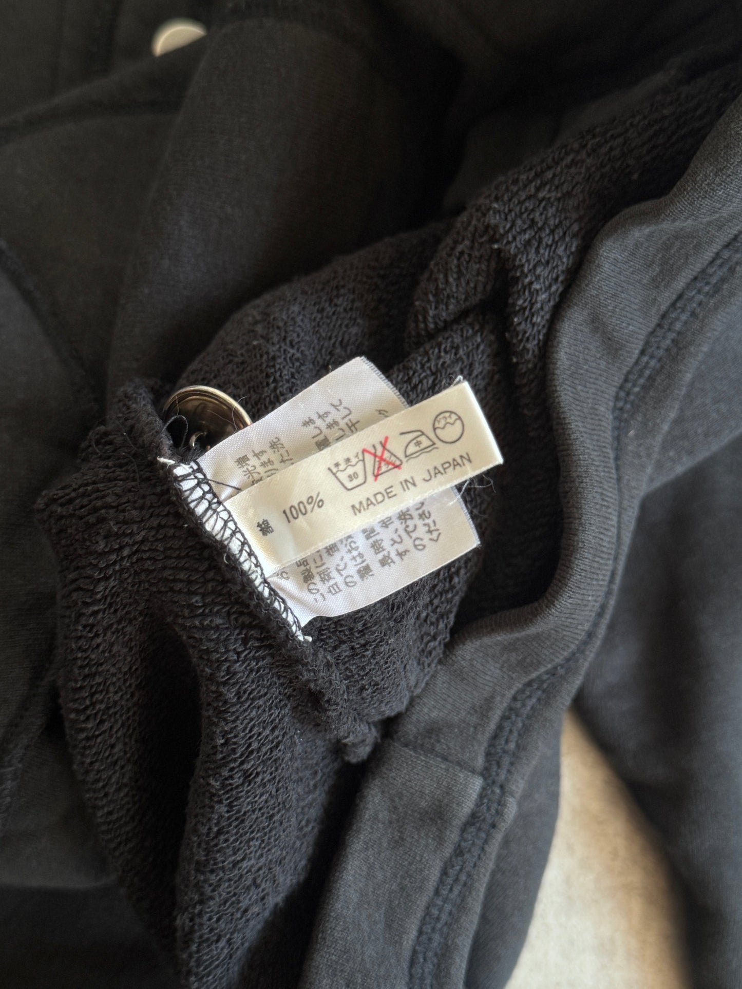 Yohji Yamamoto Button Down Jersey Cotton Beach Jacket | Medium, Red