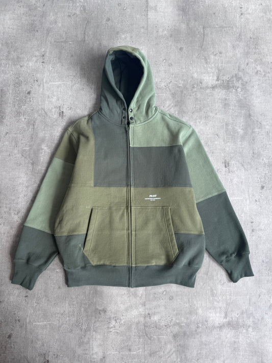 Palace Engineered Garments NY Tri Tone Green Hoodie