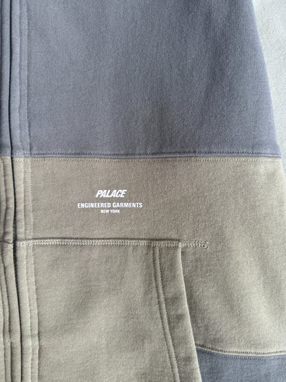 Palace Engineered Garments NY Tri Tone Green Hoodie