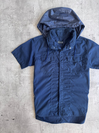 S/S 1999 Issey Miyake Final Home SS Navy Tech Shirt | Small, Multicoloured