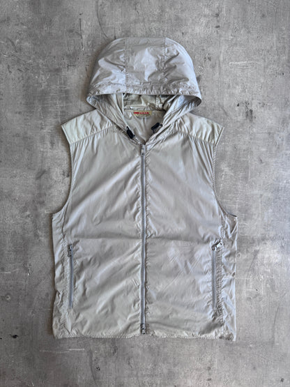 Prada Sport Lightweight Nylon Sleeveless Tech Vest | Small, Red