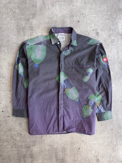 Cav Empt Energy Big Oversized Cotton Shirt | Extra Large, Multicoloured