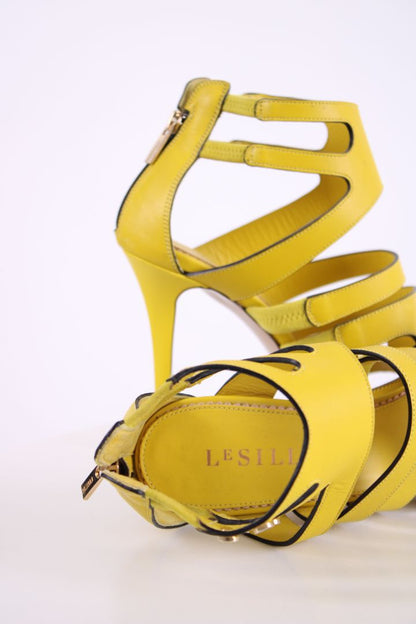 Le Silla Strappy ankle high heels Yellow 38 | O/S, Yellow