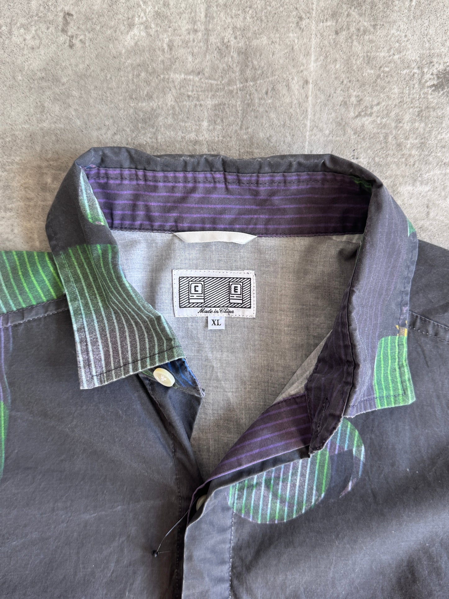 Cav Empt Energy Big Oversized Cotton Shirt | Extra Large, Multicoloured