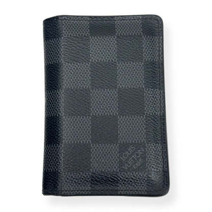 LOUIS VUITTON DAMIER CANVAS POCKET ORGANISER GRAPHITE | O/S, Graphite