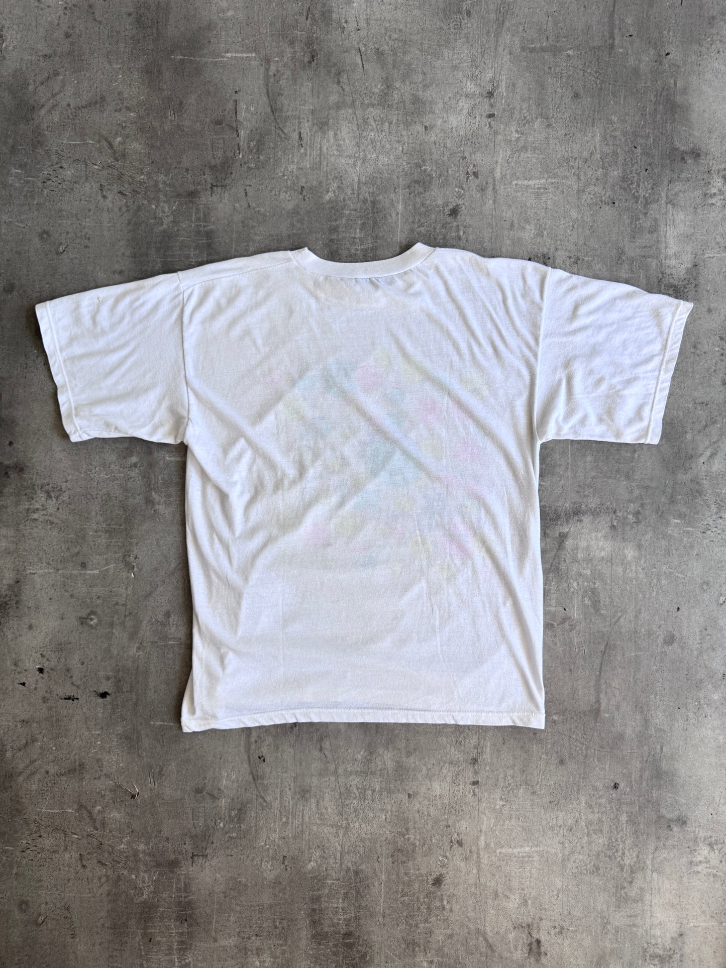 1990's 'Acid Party' Rave Graphic Tee | Large, Multicoloured