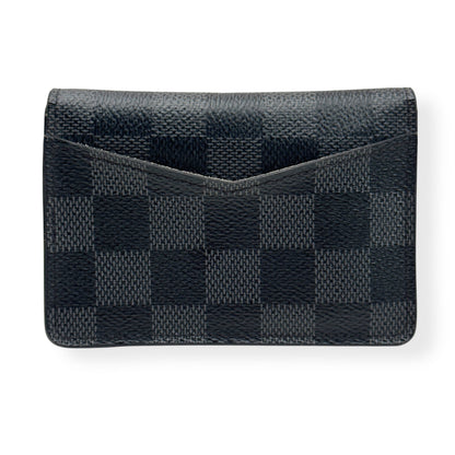 LOUIS VUITTON DAMIER CANVAS POCKET ORGANISER GRAPHITE | O/S, Graphite