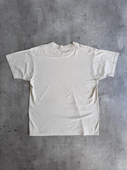 1984 Nude Portrait Single Stitch Graphic Tee | Large, Red