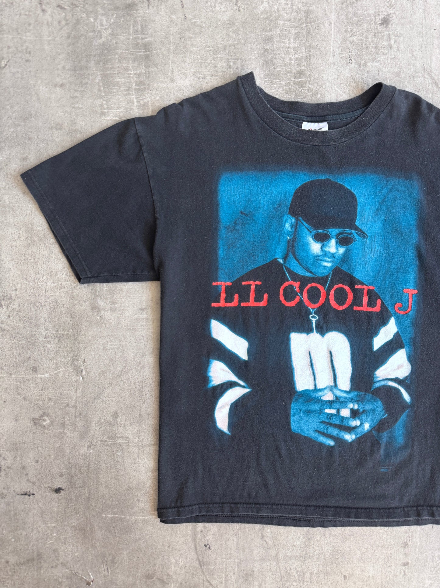 1996 LL Cool J 'Mr. Smith' Double Graphic Rap Tee | Medium, Multicoloured