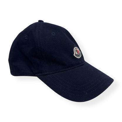 MONCLER COTTON GABARDINE BASEBALL CAP NAVY 56 / S | O/S, Navy