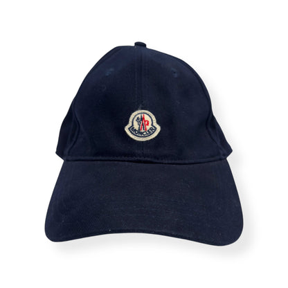MONCLER COTTON GABARDINE BASEBALL CAP NAVY 56 / S | O/S, Navy