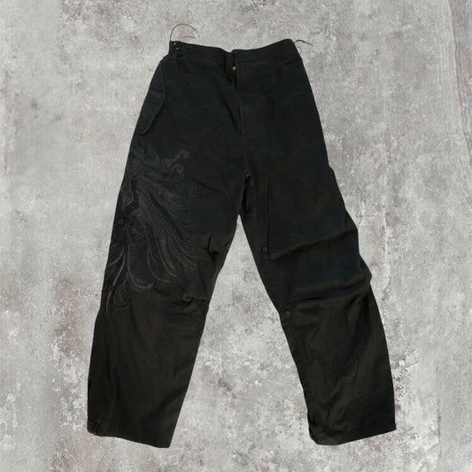 Maharishi Snopants Trousers with Dragon Embroidery | Default Title, Black
