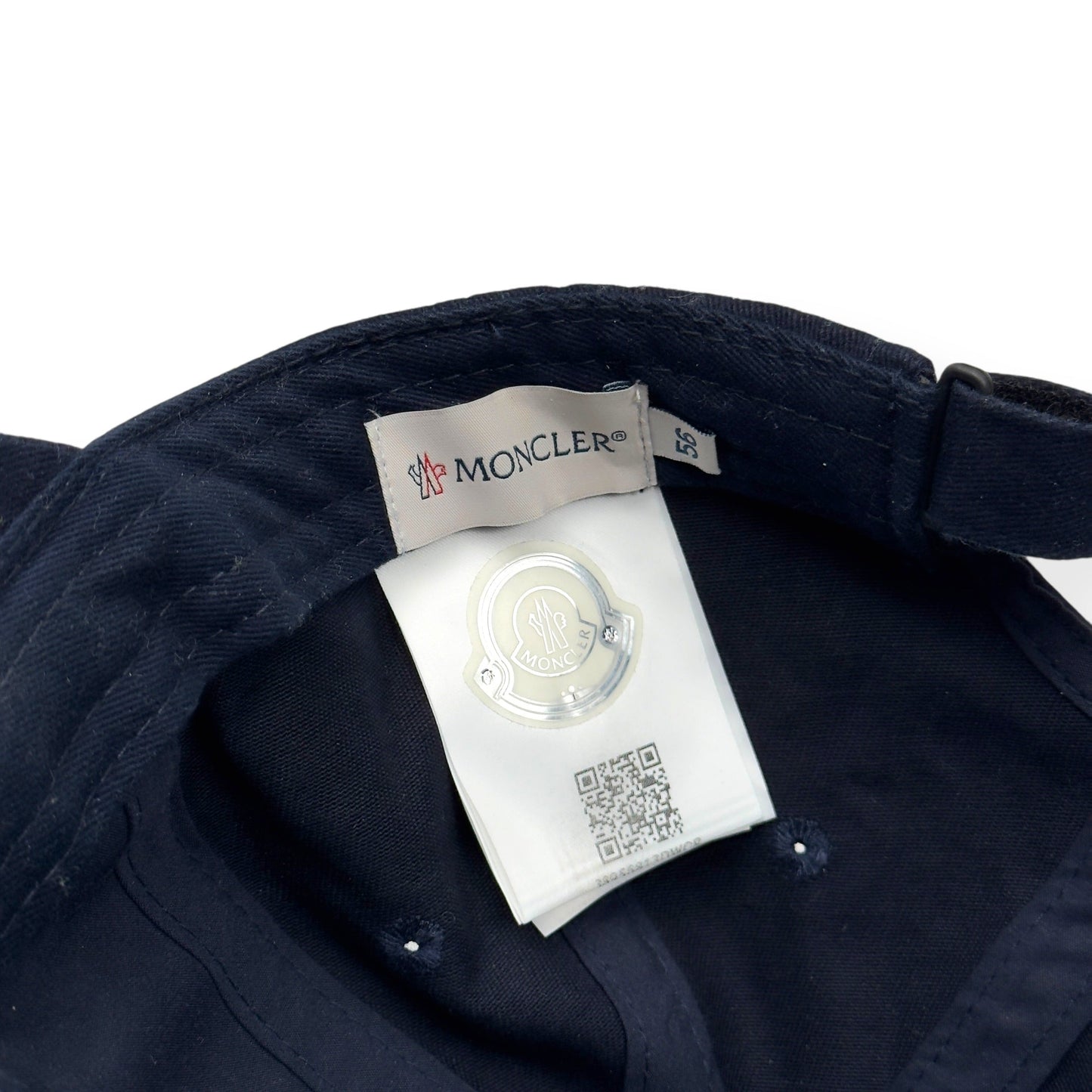 MONCLER COTTON GABARDINE BASEBALL CAP NAVY 56 / S | O/S, Navy