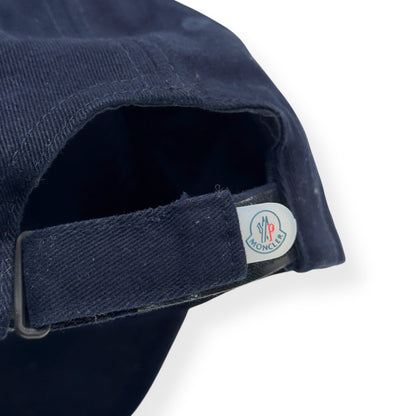 MONCLER COTTON GABARDINE BASEBALL CAP NAVY 56 / S | O/S, Navy