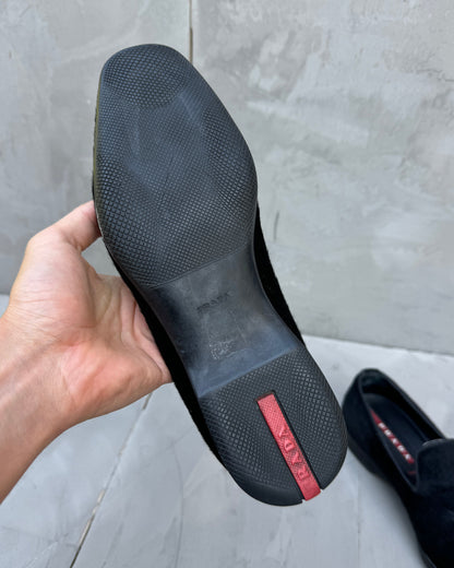 Prada Ponyhair Leather Slip-On Loafer - UK 5