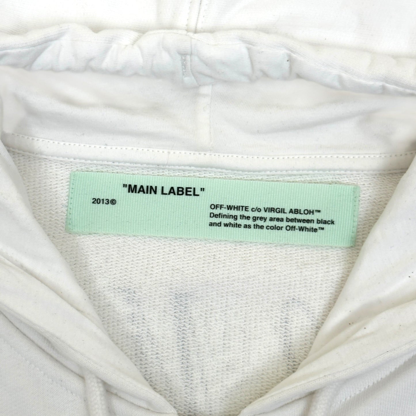 OFF-WHITE ZIP-UP CROPPED HOODIE WHITE S | Small, White