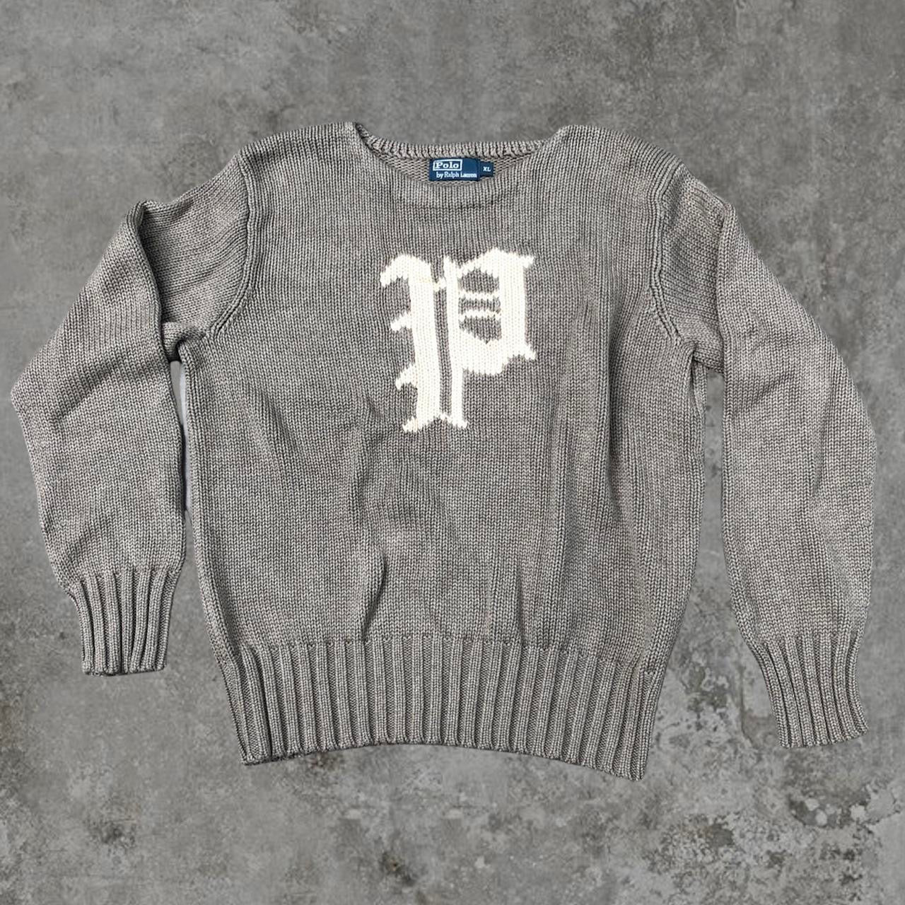 Chunky Knit Jumper / Sweater by Polo Ralph Lauren | Default Title, Grey