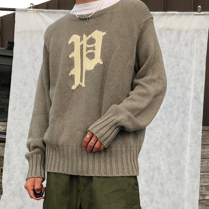 Chunky Knit Jumper / Sweater by Polo Ralph Lauren | Default Title, Grey