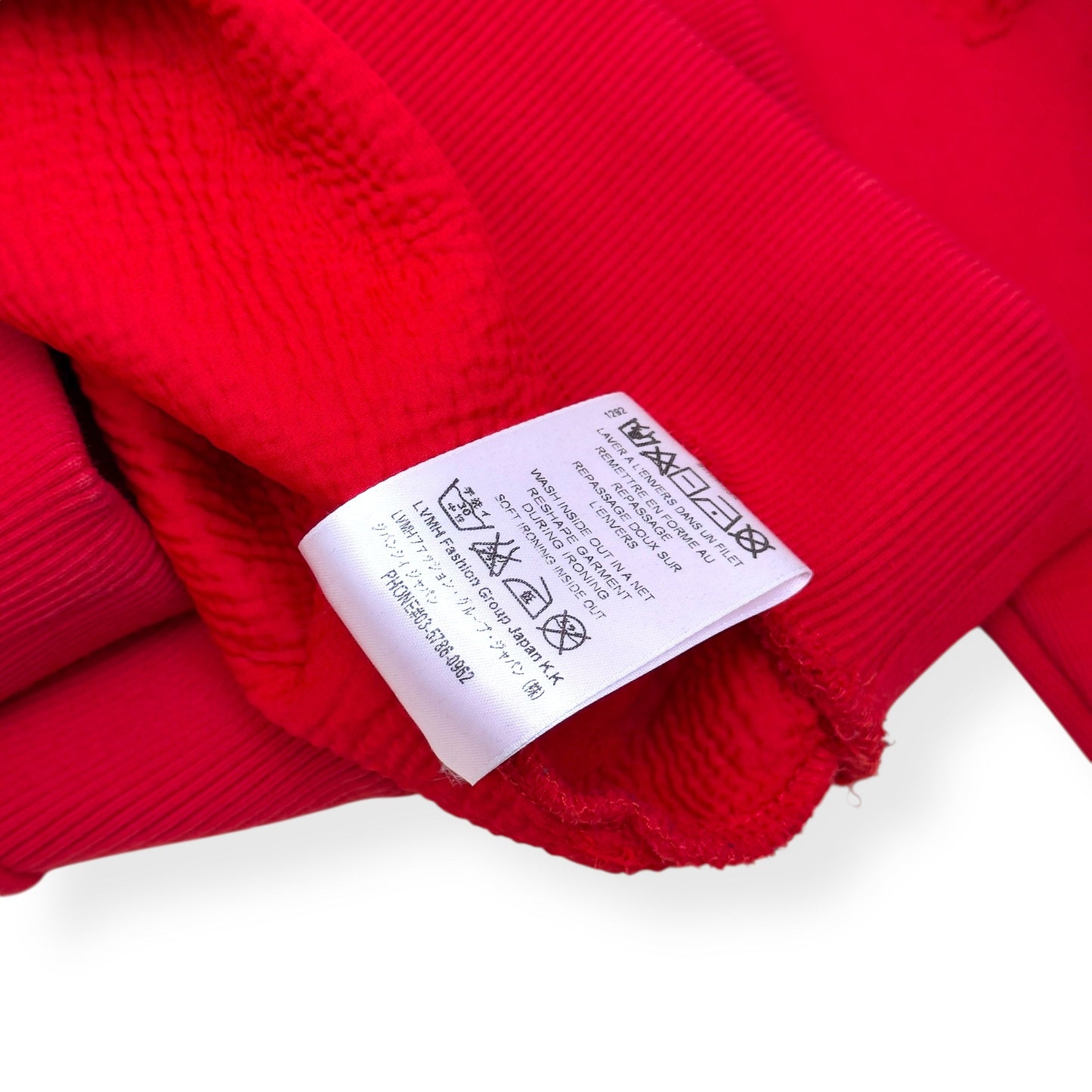 GIVENCHY DISTRESSED LOGO HOODIE RED M | Medium, Red