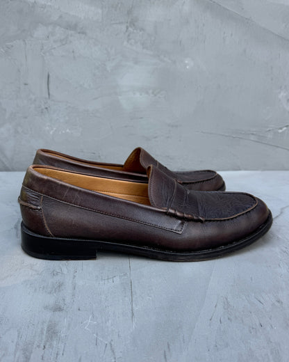 APC Brown Leather Loafers - UK 9