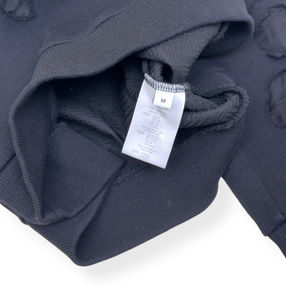 GIVENCHY DISTRESSED LOGO HOODIE BLACK M | Medium, Black