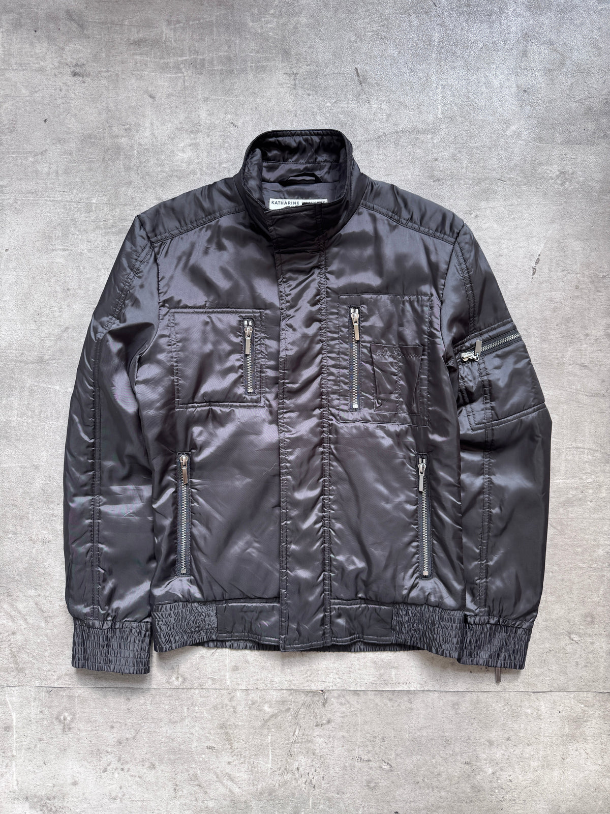 Katharine Hamnett Japanese Made Utlity Blouson | Medium, Black