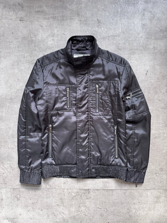 Katharine Hamnett Japanese Made Utlity Blouson | Medium, Black