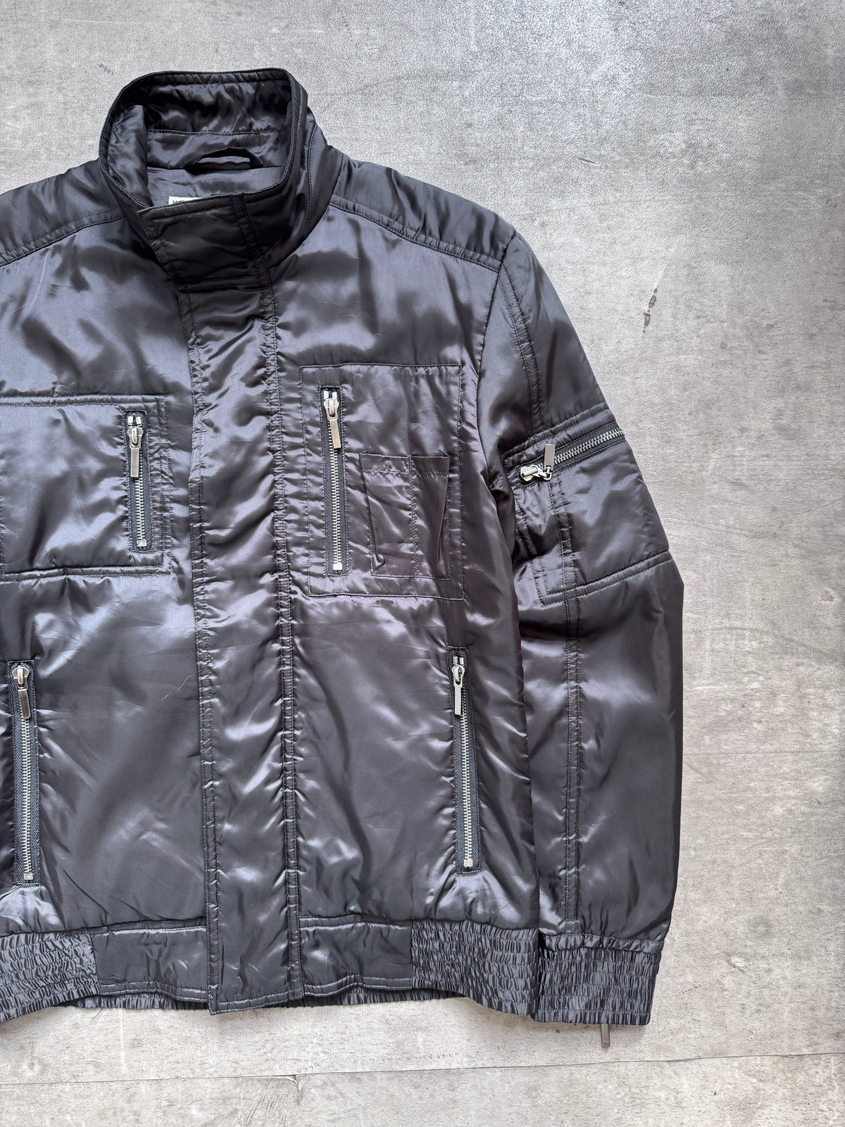 Katharine Hamnett Japanese Made Utlity Blouson | Medium, Black