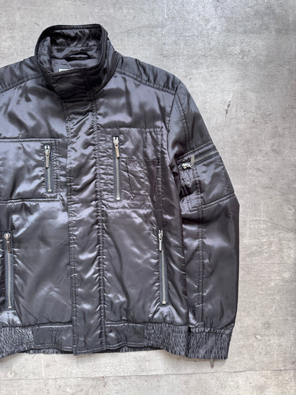 Katharine Hamnett Japanese Made Utlity Blouson | Medium, Black