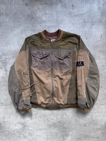 VT Rework: C.P. Company Waxed Cotton Utility Blouson | Medium, Multicoloured