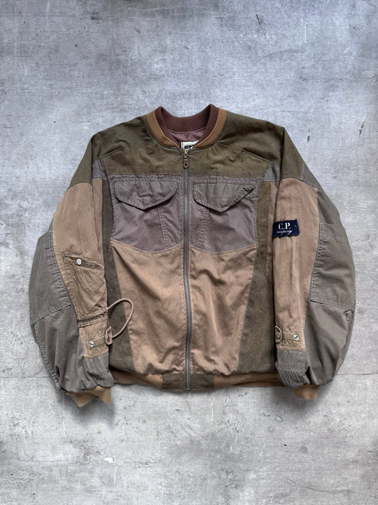 VT Rework: C.P. Company Waxed Cotton Utility Blouson | Medium, Multicoloured