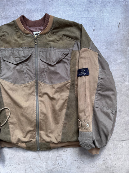 VT Rework: C.P. Company Waxed Cotton Utility Blouson | Medium, Multicoloured