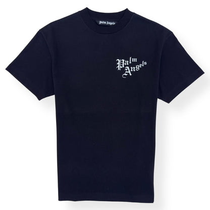 PALM ANGELS FLAMING HEART T-SHIRT BLACK L | Large, Black