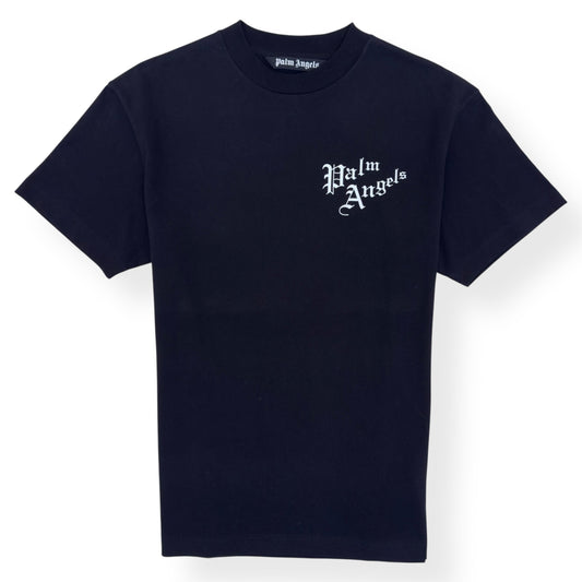 PALM ANGELS FLAMING HEART T-SHIRT BLACK L | Large, Black