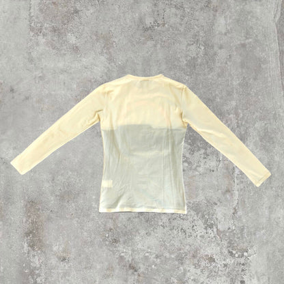 Jean Paul Gaultier JPG Mesh Top - JPG logo print | Default Title, Black/Beige