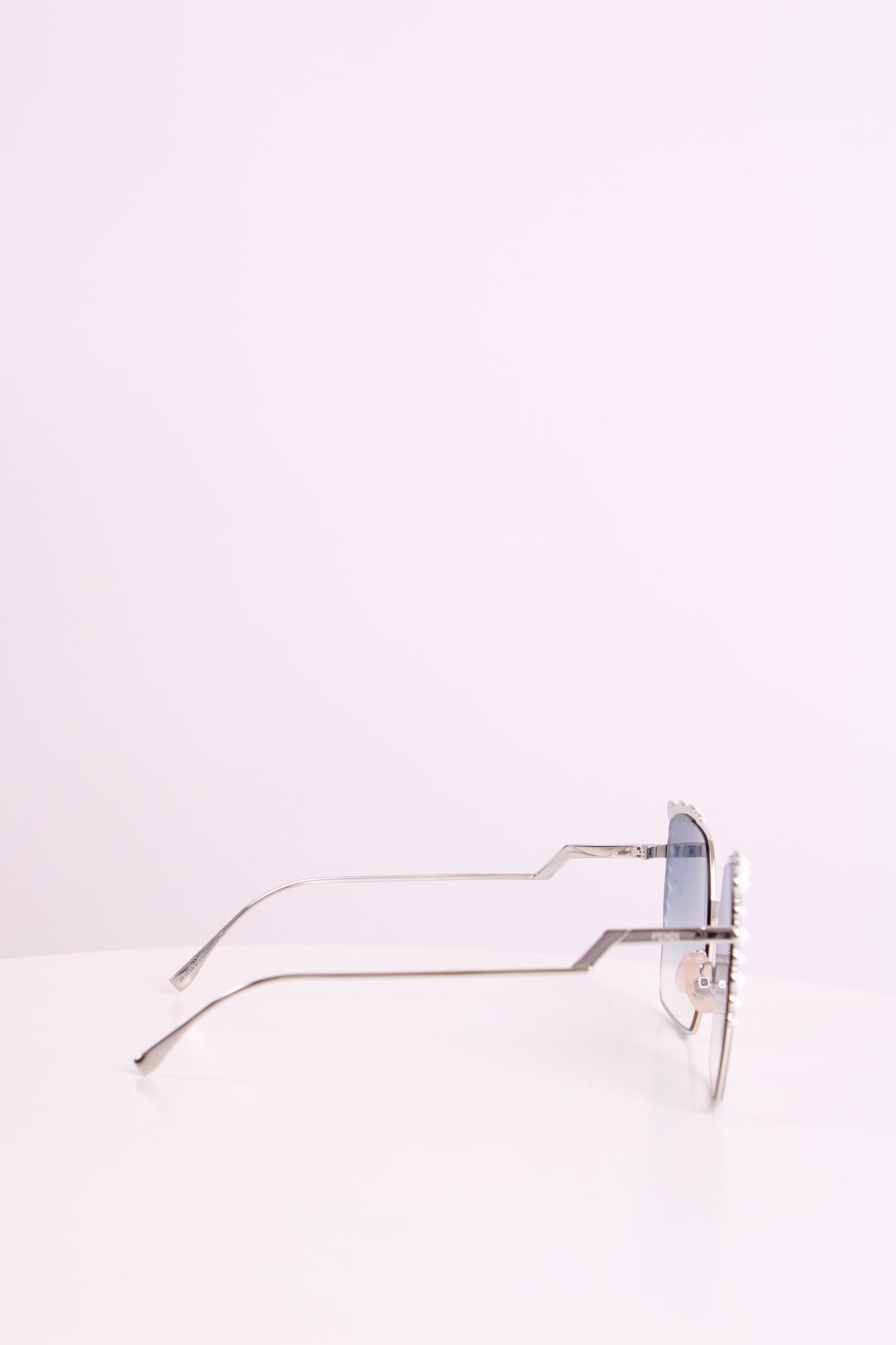 Fendi Embellished Square Sunglasses Blue/Red | O/S, Blue