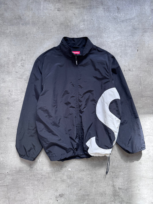 S/S 2019 Supreme S Logo Black Track Jacket | Large, Multicoloured