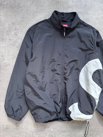 S/S 2019 Supreme S Logo Black Track Jacket | Large