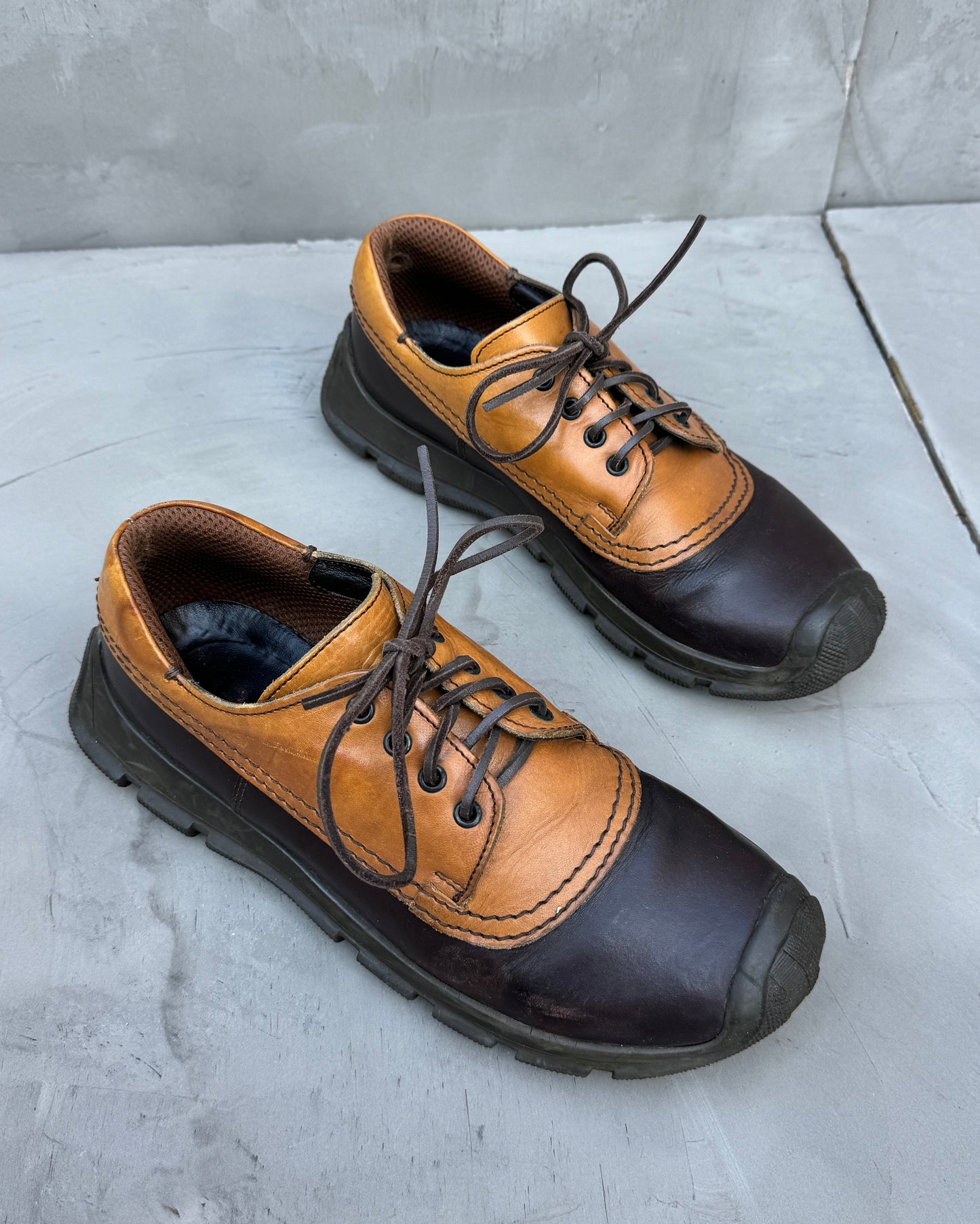 Miu Miu FW1999 Leather Trainers - EU 43 | UK 8.5, Brown