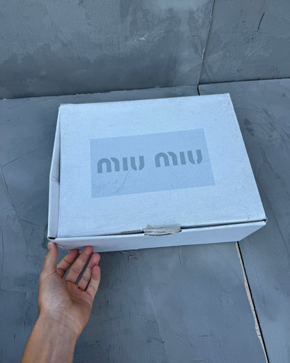 Miu Miu FW1999 Leather Trainers - EU 43 | UK 8.5, Brown