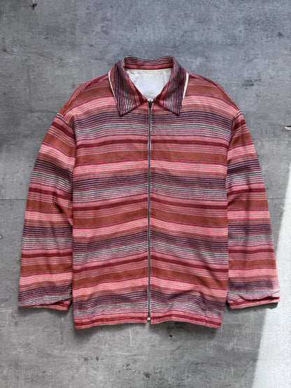 1990's Missoni Sport Woven Lined Overshirt | Extra Large, Multicoloured
