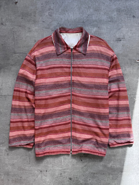 1990's Missoni Sport Woven Lined Overshirt | Extra Large, Multicoloured