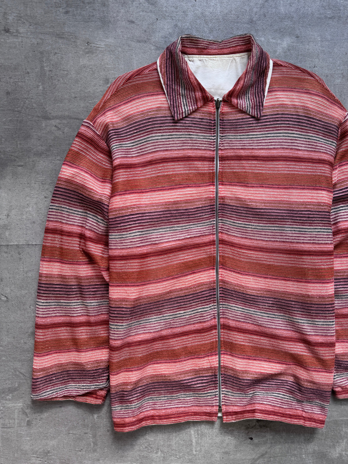 1990's Missoni Sport Woven Lined Overshirt | Extra Large, Multicoloured