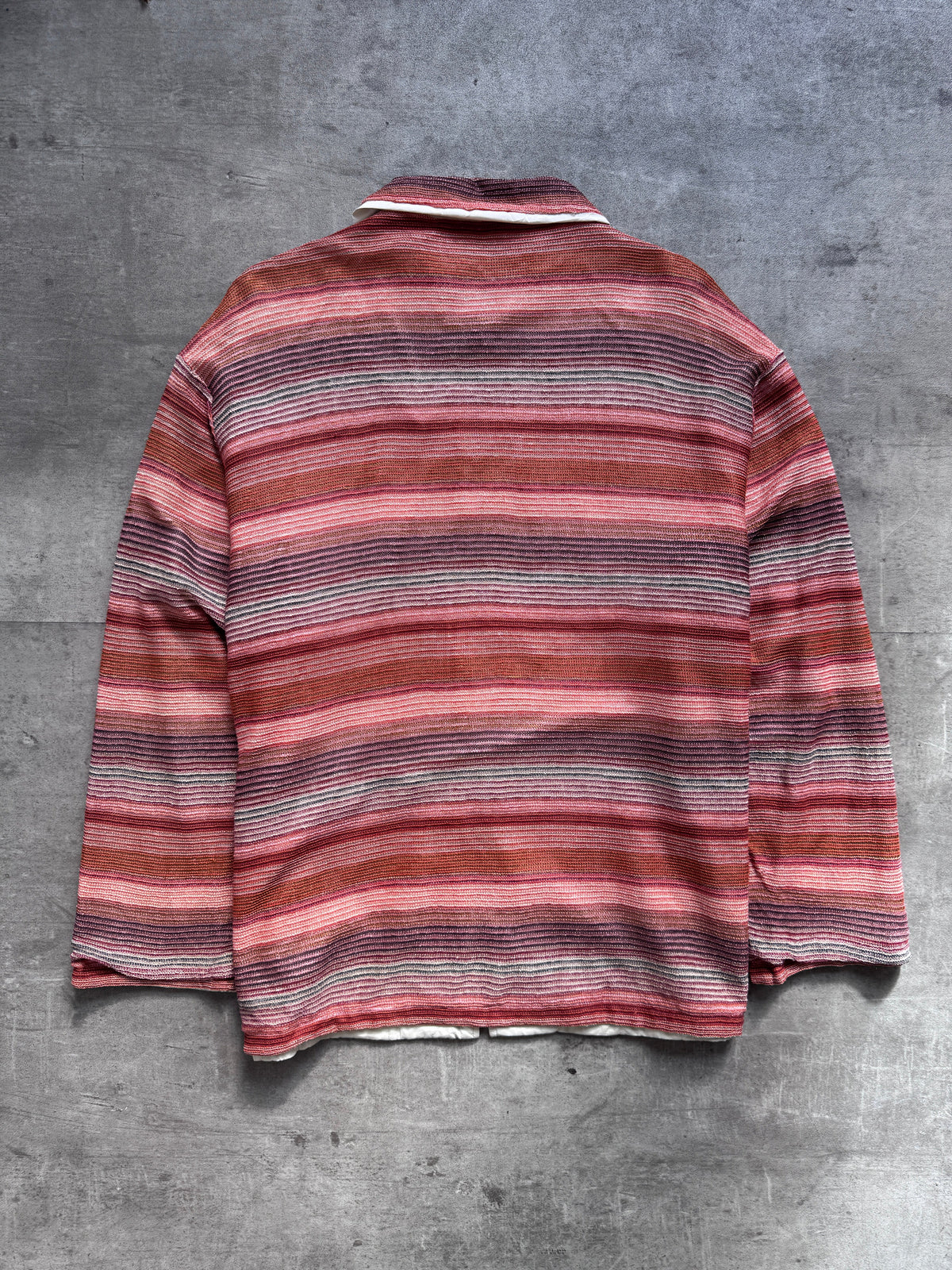 1990's Missoni Sport Woven Lined Overshirt | Extra Large, Multicoloured