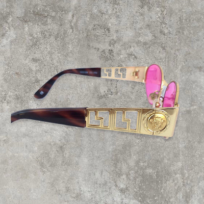 Versace MOD S38 Sunglasses | O/S, Gold